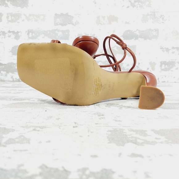 NEW H by Halston Women's Picasso Lace-Up Dress Sandals E384 - Picture 9 of 14